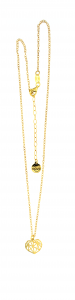 Collana con cuoricino in stile origami 